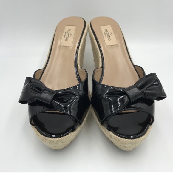 Valentino Mena in Black Patent Leather - Picture 2 of 8